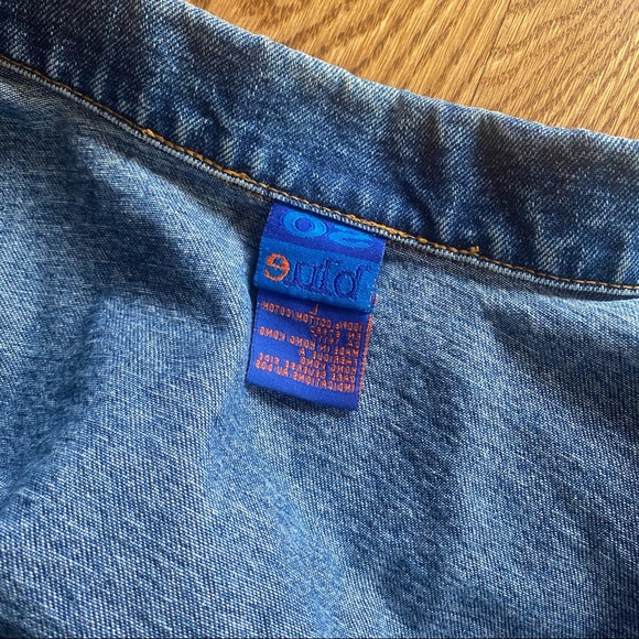 Oversized Vintage Denim Jean Jacket - Picture 5 of 5